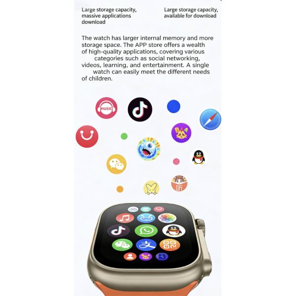 4G GPS Smart Watch Video Call Portable Streaming Smart GPS Tracking Watch
