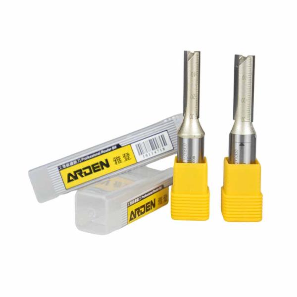 Arden CNC Extended Double-edged Straight groove Router Bit 1/2 Shank Milling Cutter for Wood Cut Working