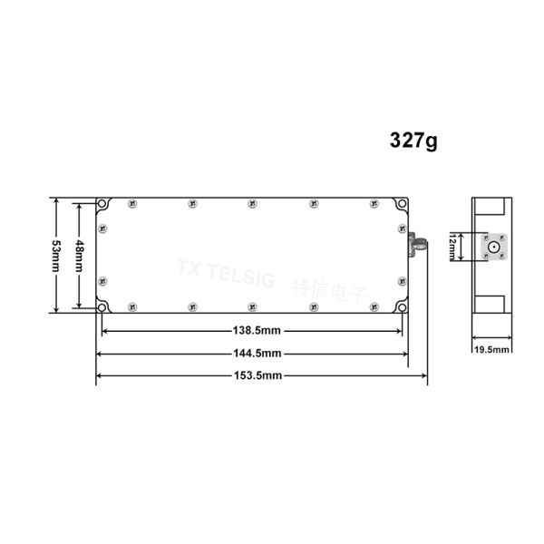 Drone signal jammer module technical details