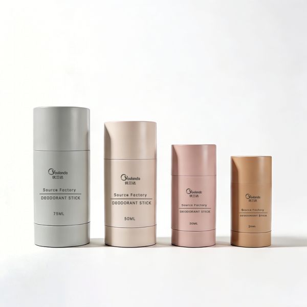 Empty 50g Plastic Deodorant Tubes Biodegradable PP Deodorant Containers 75G Solid Cream