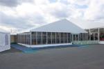 300 People Aluminum Or Glass Wall Tents / Fireproof Wedding Party Tent