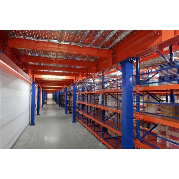 Multi-level steel platform solution for warehouse