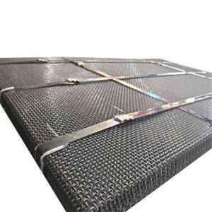 Buy cheap Quarry Rock Square Hole Crimped Wire Mining Screen Mesh product