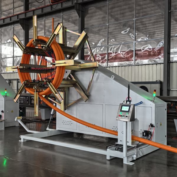 HDPE Carbon Spiral Cable Protection Conduit Manufacturing Machine Plastic Pipe Production Line