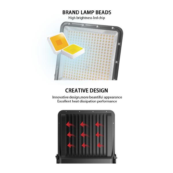 KCD Warm White Waterproof Module 12 Volts Portable Floodlight Outdoor 200w Projectors LED Flood Light
