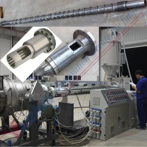 PU Foam Pre-Insulated Pipe Extrusion Line with HDPE Outer Jacket Featuring Vacuum Calibration Technology and Large Diameter Capability Up to 2200 mm