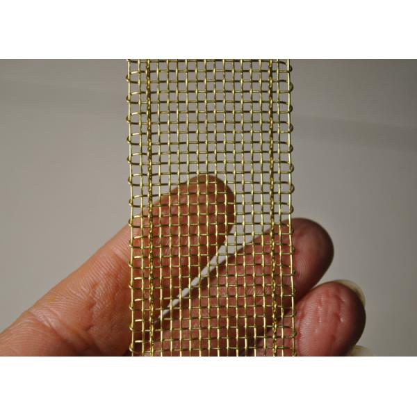 16 Mesh Copper Wrapped Edge Stainless Steel Screen Wire Mesh 40mm Width