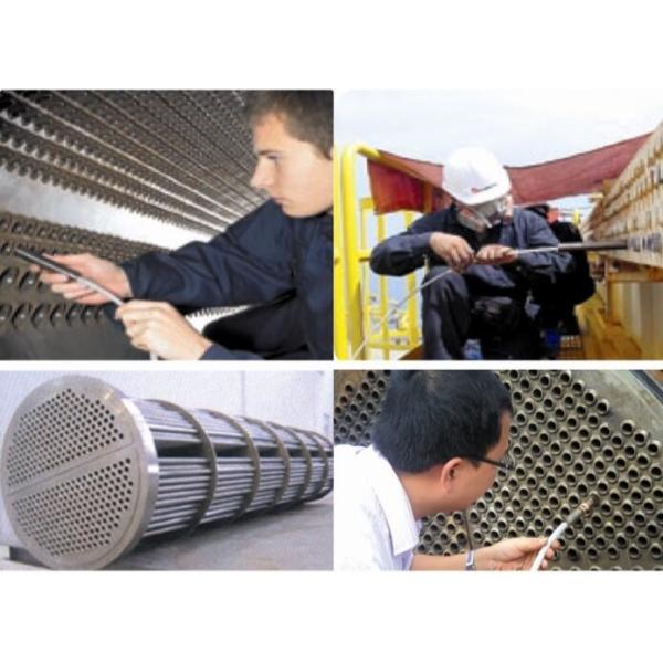 HEF-24ET Digital Multi-channel Eddy Current Flaw Detector in operation