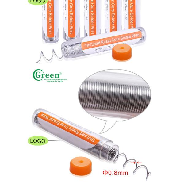 Rosin Core Tin Solder Wire 2.0% Flux Content Melting Point 183 - 191℃