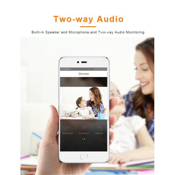 Ultra Low Power Camera With Body Sensor Two Way Audio Mini Indoor Outdoor Wireless Camera