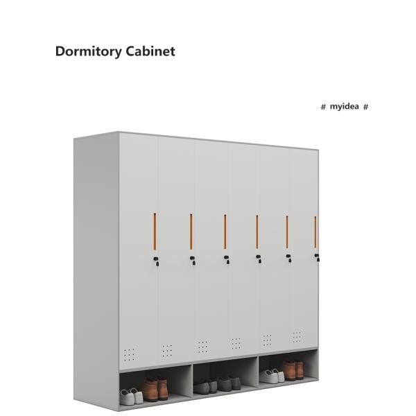 Furniture White Color Storage Cabinet Dormitory Cabinet For Bunk Bed Support customization