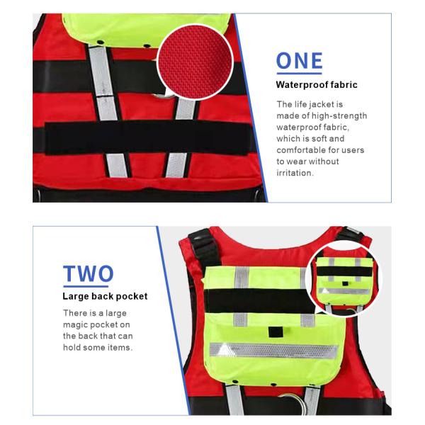 AGJ 059 High-density Oxford cloth Recure Life Jacket