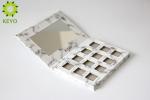 Marbling Style Empty Eyeshadow Palette , 12 Pans Empty Eyeshadow Container