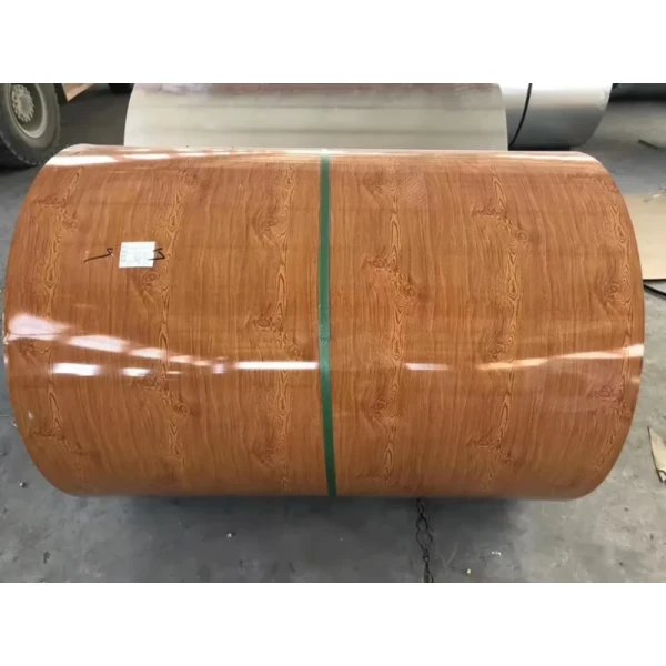 Wood Pattern Prepainted Galvanized Steel Coil PPGI with 1220*2440mm Specification for Container Plate