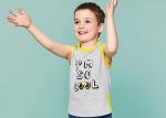 Summer Cotton Sleeveless Children's Clothing Custom Printed T - Shirt Casual