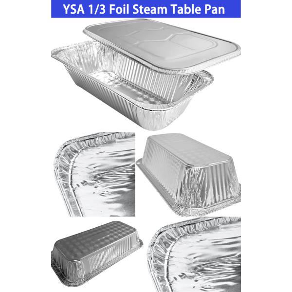 1/3 Foil Steam Table Pan with Foil Lid