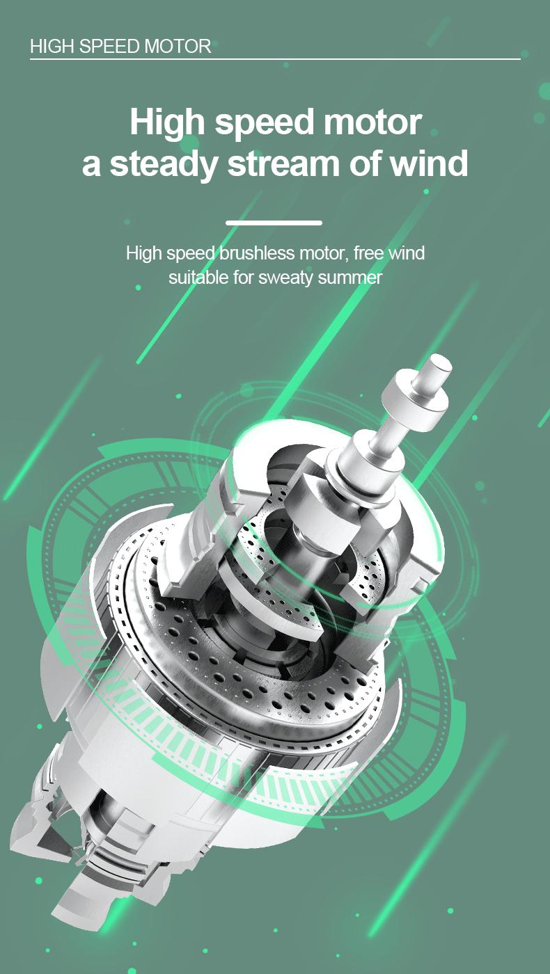 Multifunction High Speed Portable Handheld Type-C Charging Multi Function Super Powerful Air Blower Mini Turbo Jet Fan