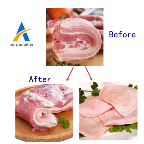 Rind Peeling Meat Cutting Machine 105 KG Mutton Industrial Meat Grinder