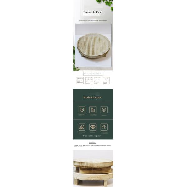 Customizable Rustic Wood Presentation Tool for Baking Tools Hot Pans Baking Dishes