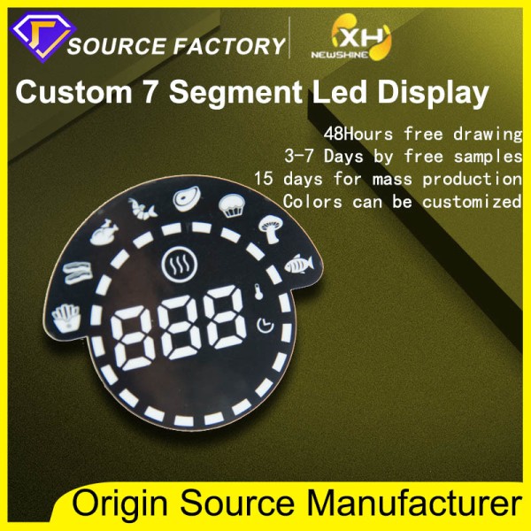 Specialized Source Factory Custom 7 Segment LED Display Arduino Super bright DIP Led Custom 7 Segment Display Full color Customized Seven Segment FND