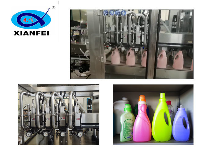 Buy cheap Flat Bottle Shanmpoo Filling Automatic Moving Servo Filling Machine product