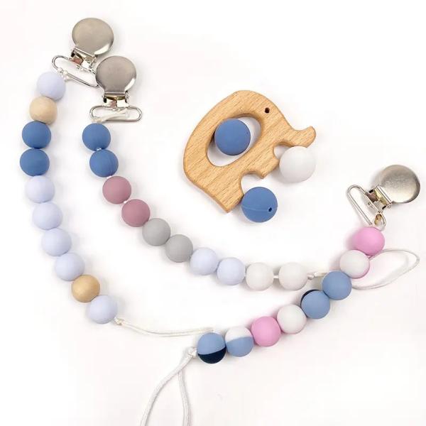 Teething Sensory Baby Silicone Toys Portable Tasteless Durable