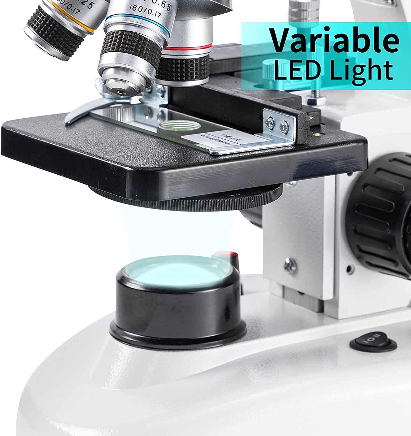 40X-640X Magnification Microscope Student Education Compound Biological Optical Binocular Microscope