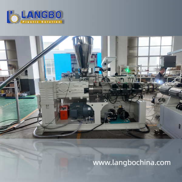 PVC Profile Making Machine With Co-extrusion Layer Improving Surface Gloss And Rough Finish