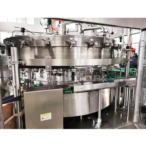 Food Grade Soda Can Filling Machine 12000CPH Round Easy Open End For Sealing