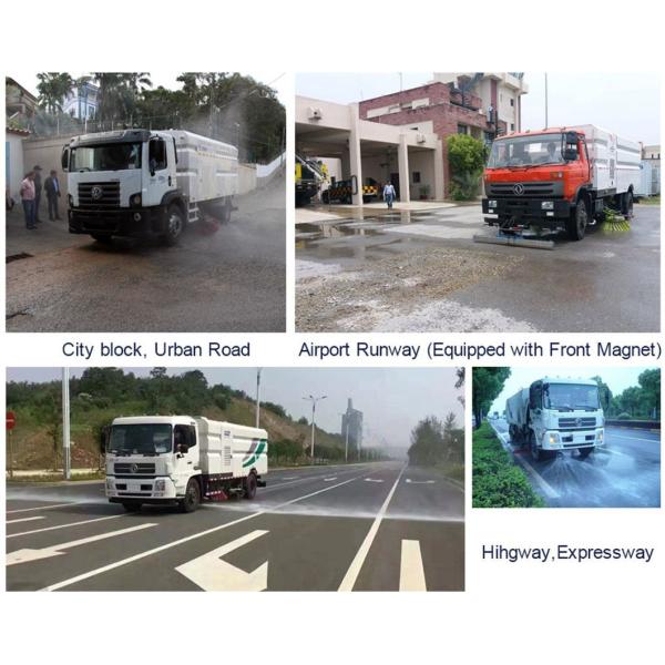 Dongfeng Mini Industrial Road Sweeper Cleaning Equipment Road Sweeper Vacuum Road Machine