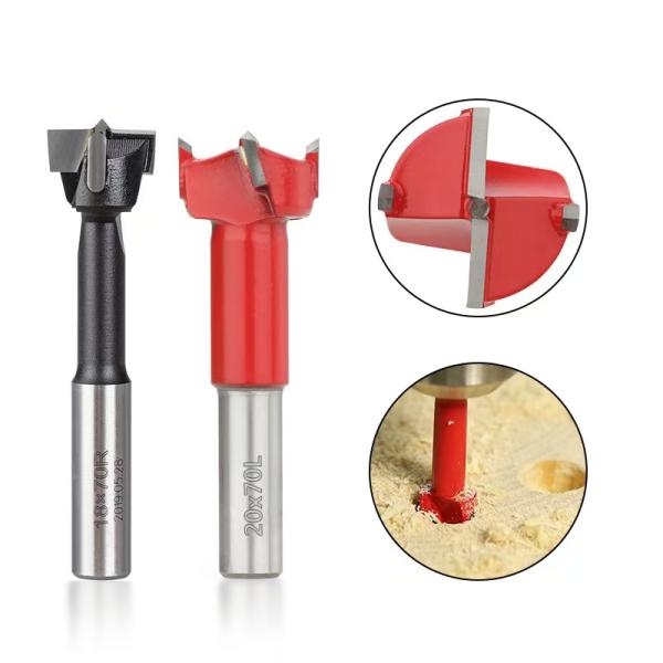 35mm Forstner Through Boring Bits 70mm Cnc Drill Bits For Wood