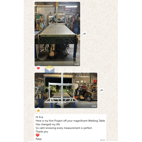 Customer testimonial from professional metal fabricator Peter