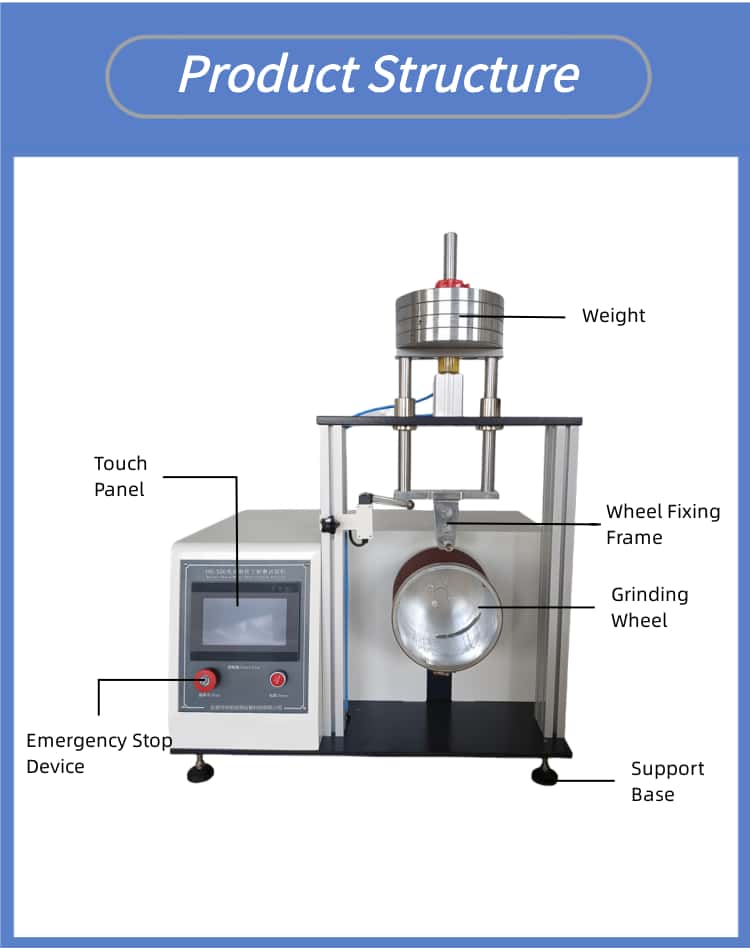 Automatic Roller Skate Wheel Abrasion Tester Drum Wear Testing Machine for Inline/Quad Skate Shoes Wheels