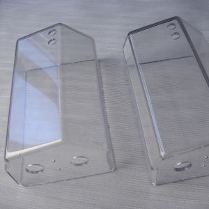 Clear Polycarbonate Custom CNC Milled Parts High Transparency High Precision