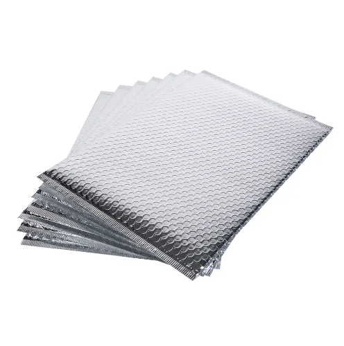 Custom Logo Metallic Mailer Shipping Envelope Padded Postal Satchels Bubble Poly Wrap Packaging Mailing Bag