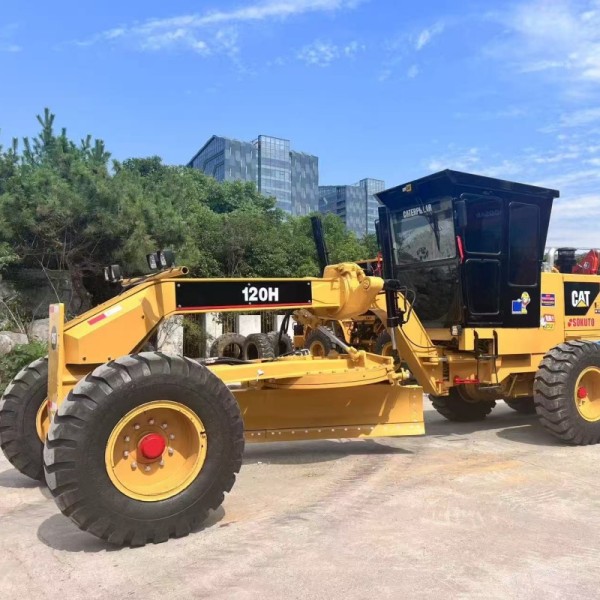 Cat 120g Used Machine Motor Grader Engineering Construction Equipment