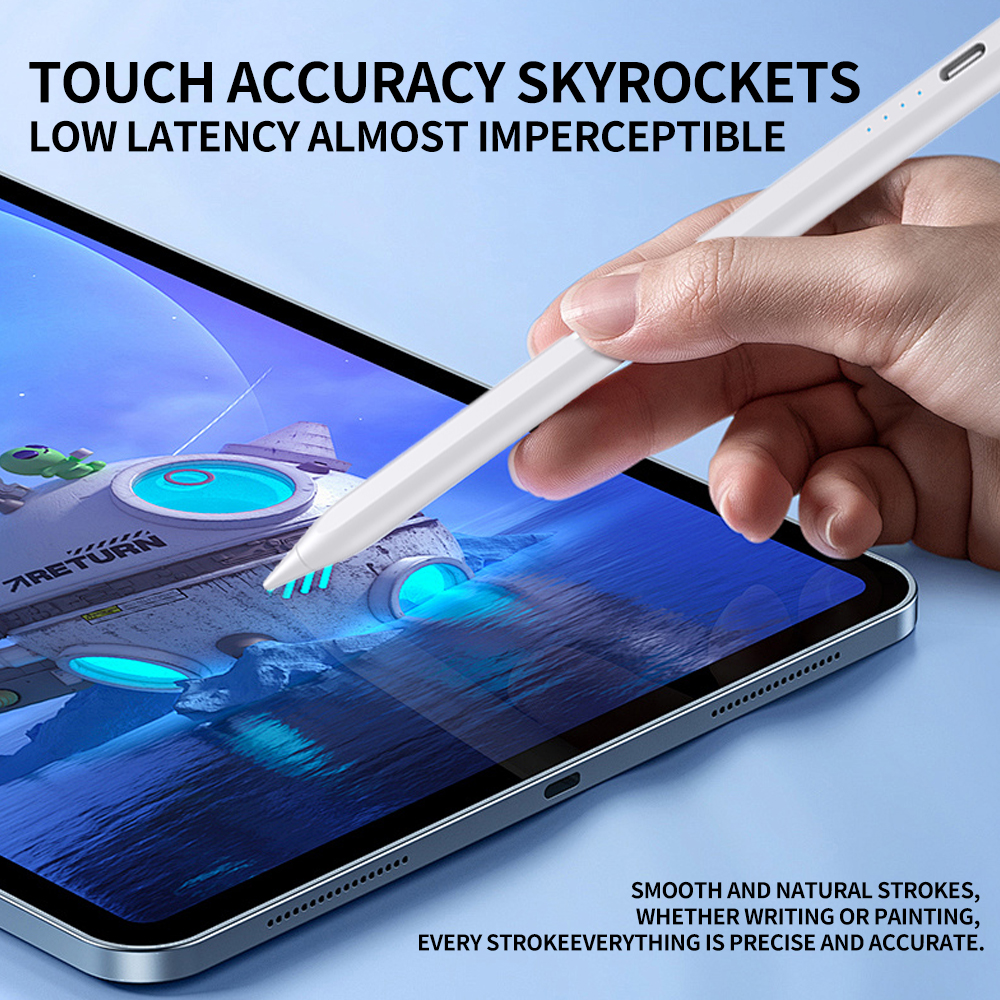 Universal Stylus Pen Touch Screen Pen Active Stylus Tablet Pen for Android With Real-time 4 Power Light Display