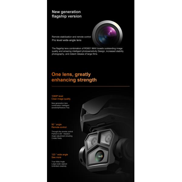 Rg601 Max 5g Gps Professional Drone Dual 4k Hd Cameras Optical Flow Brushless Quadcopter Rc Drone for Aerial Photography