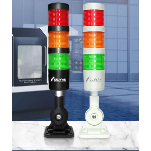 2835 Light Source Tower Stack Lights Multilayer Signal Warning RYG With 95dB Buzzer IP54