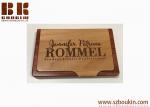Handwork Desktop Type Personality Wooden Business Card Holder with custonized
