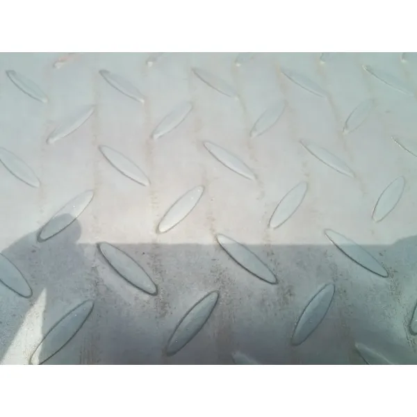 Industrial application of A36 steel checker plates in construction