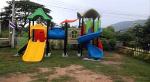 Disabled Children Outdoor Garden Slides , Orphanage Recreational Equipment High