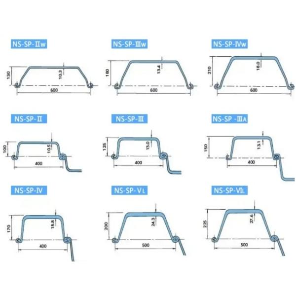 Hot Rolled Steel Sheet Pile U Type Piling Retaining Wall 400x100x10.5mm