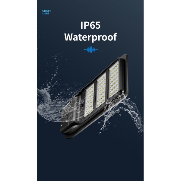 TR-ES-M All-in-One Solar Street Light | Topcon Solar Panel, Smart Motion Sensor Full Bright & Half Dim Mode, IP65 ABS Outdoor Road Light