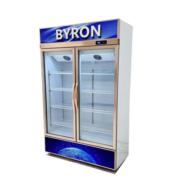 Supermarket Clear Door Fridge Vegetable Showcase Refrigerator