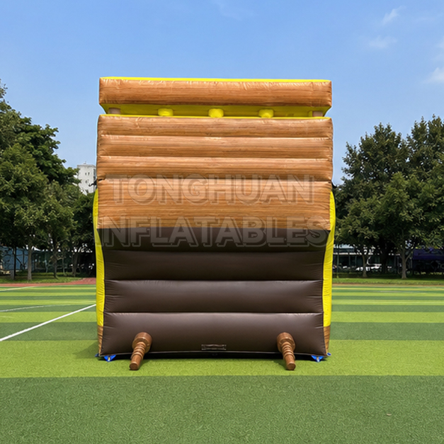 Custom Pirate Ship Inflatable Obstacle Course with Commercial Slide