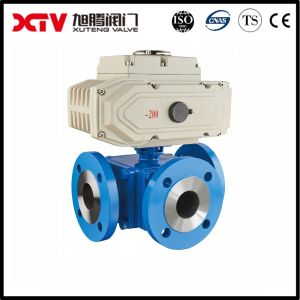 Buy cheap Floating Structure 3 Way Ball Valve With F304 Stem Material And Electric Actuator product