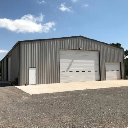 High Anti-rust Bolt Connection Prefab Steel Workshop Wind Snow Resistant Industrial Building Single Sheet Sandwich Panel Enclosure System