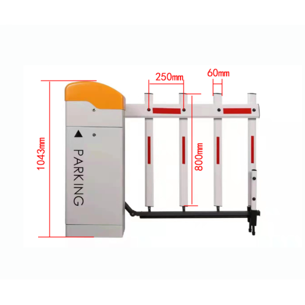 Heavy Duty Automatic Boom Barrier Gate for Parking Vehicle Access