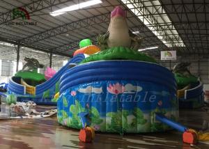 Buy cheap Funny Large Inflatable Water Parks , Children Floating Playgrounds EN71-2-3 Certificate product